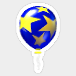 Blue Balloon Sprite Sticker